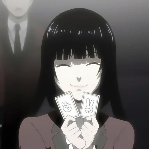 yumeko, kakegurui, yumko yabov, yumeko jabami, anime crazy excitement yumko jabs midari