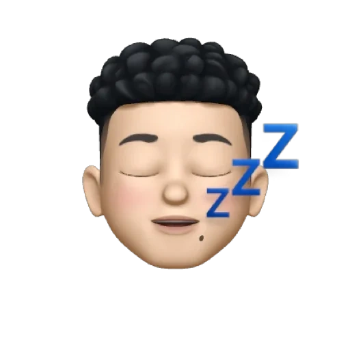 asian, memoji, memoji apple, emoji iphone, memoji is sleepy