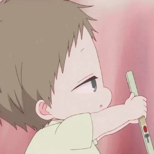 figura, bebé de animación, bebé de animación, personajes de animación, niñera de la escuela de animación kashima long one