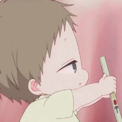 figure, anime baby, anime baby, personnages d'anime, nounou d'école d'animation ryuichi kashima