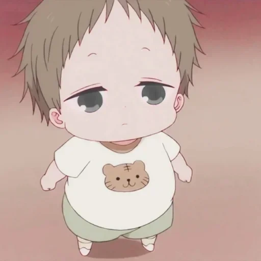 figura, animação querida, kudao otaro, personagem de anime, a babá da escola de otaro