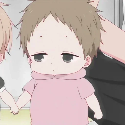la figura, anime babysitter, anime di kawai, kashima kotaro, anime baby