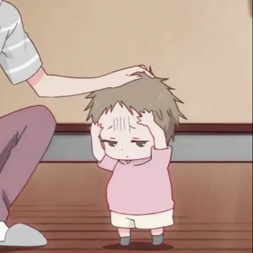 animação, figura, animação simples, personagem de anime, animação de babá escolar kotaru