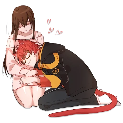 emily may, anime couples, lovely anime couples, mystic messenger 707, mystic messenger 707 mc love