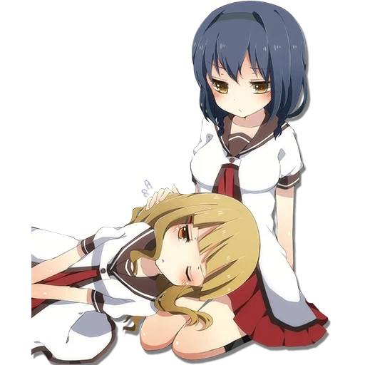 yuri, yuri soft, yuru yuri, animação yuri