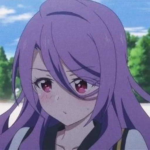 anime girls, menina anime, personagens de anime, anime violeta, personagens de anime girls