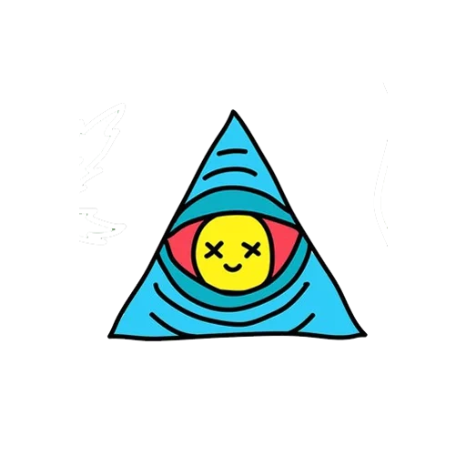 image, dessins kawaii, les dessins sont mignons, barbe laser amiral, l'œil des maçons illuminati