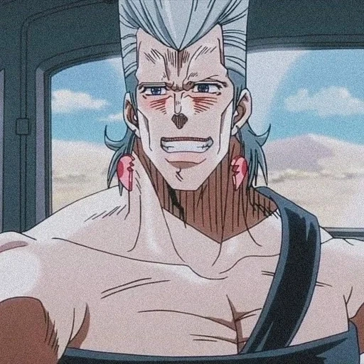 michelle polnareff, jean pierre polnareff, jean pierre polnareff ova, jean pierre polnareff face, jean pierre polnareff jojo