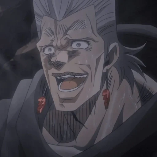 sataro, jojo laugh, l'intérieur du grand-père de jojo, décès de polnaref jojo, polnareff jojo a vu le tien