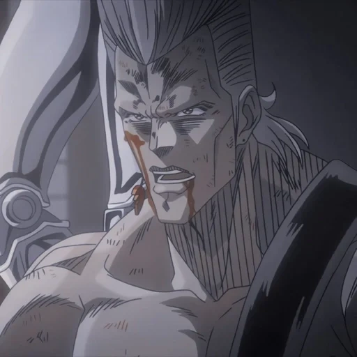 humano, polnareff, polnareff dio, aventura de jojo, increíble aventura de jojo temporada 2