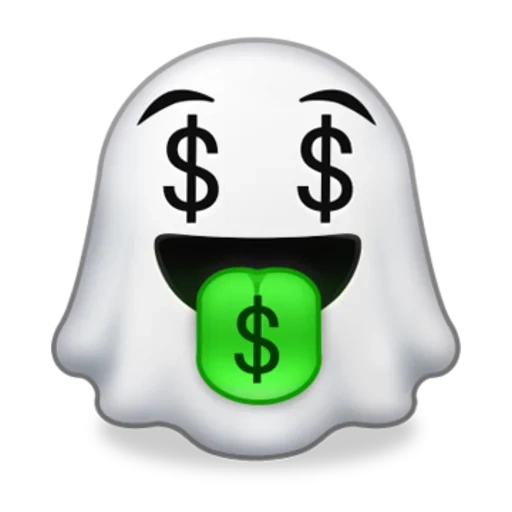 argent, argent des emoji, smiley dollar, emoji bitcoin, argent souriant