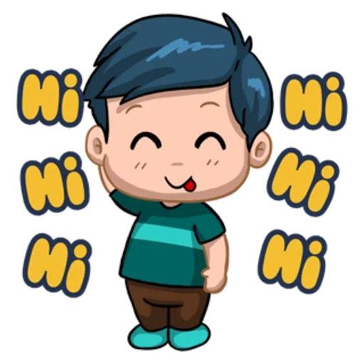 download lagu, versi hey taoy, i personaggi di chibi, ragazzo personaggio, cartoon per ragazzi