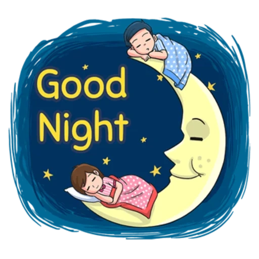 good night, good night klipatt, una notte divertente, biglietto della buonanotte, buona notte mamma buona notte