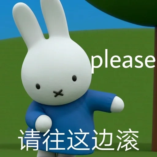 rabbit, cute rabbit, miffy rabbit, little rabbit, rabbit mifei cartoon