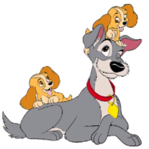 lady the tramp, ladies landstreicher muster, das bild von lady tramp, landstreicherin dame auf weißem hintergrund, hund rasse cartoon lady hobo