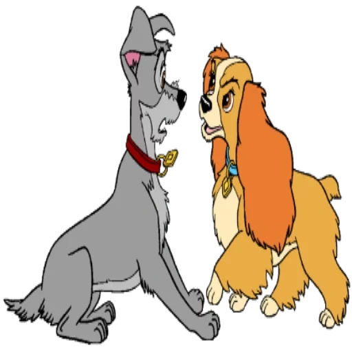 lady tramp, drawings of lady tramp, lyrdies lady tramp, lady lady trampy complete height, breed of dogs cartoon lady tramp