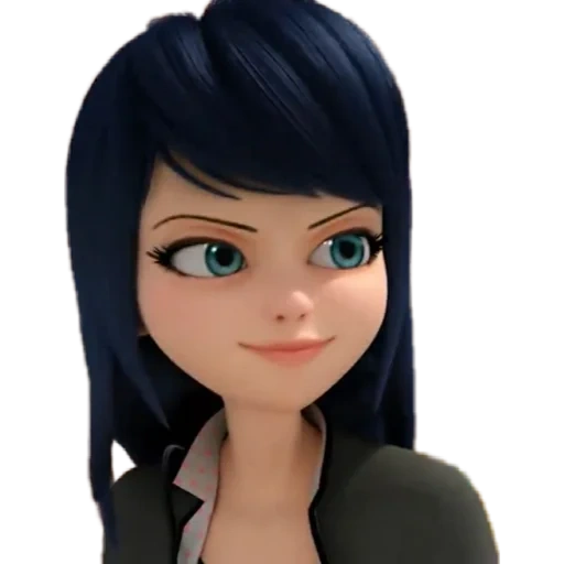 marinette lady bug, marinette dupin chen, marinette louse hair, marinette dupin chen dengan rambut longgar, lady bug super cat marinette longgar rambut