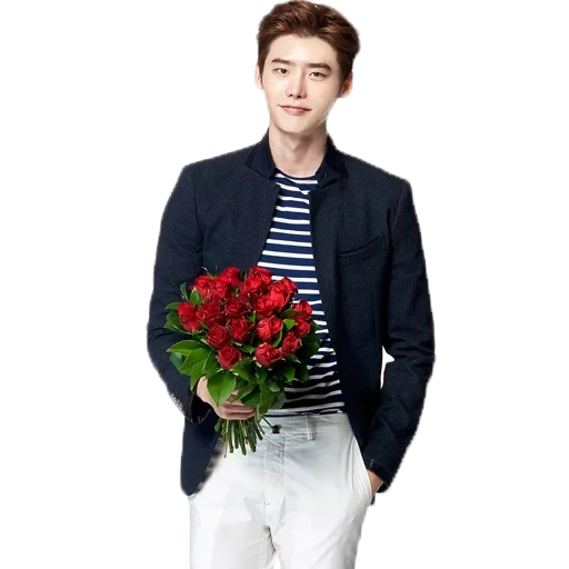 lee zhong, lee john sok, flores de jugo de lee chun, lee jung jugo con flores, kim hyun june flowers
