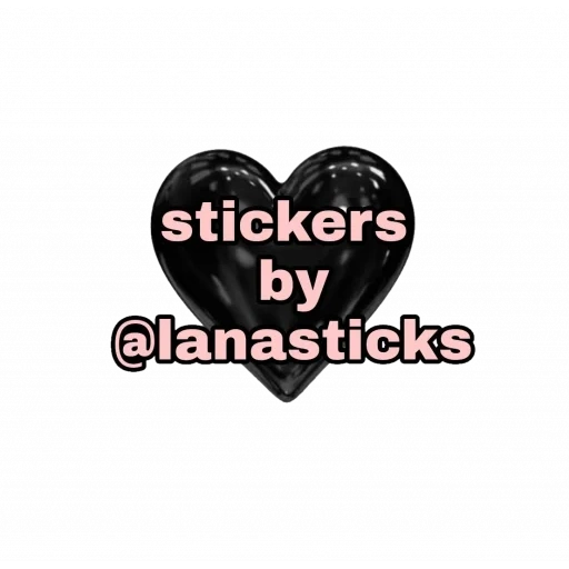 heart, sticker, valentine's day, heart-shaped badge, black heart