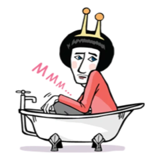 человек, иллюстрация, генрих 8 карикатура, прикол, ванна
