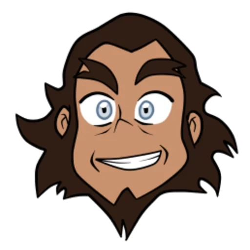 anime, personnage, légende d'avatar de corre bumi, game grumps animated avatar, avatar legend of aang heroes chibi