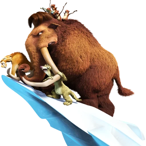 zaman es, dari zaman es, periode es adalah screet, daman adalah zaman es, heroes of the ice age