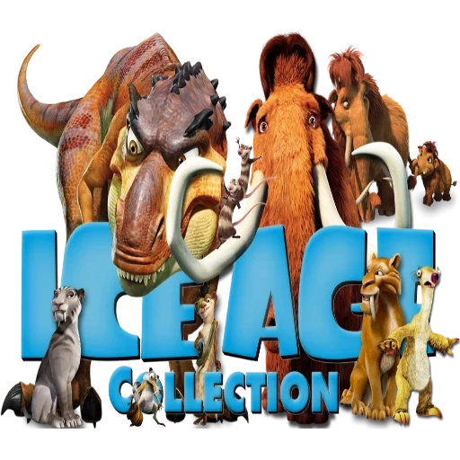 ice age, ice age heroes, the ice period mammoth, ice period 3 era of dinosaurs, ice period 4 continental drift