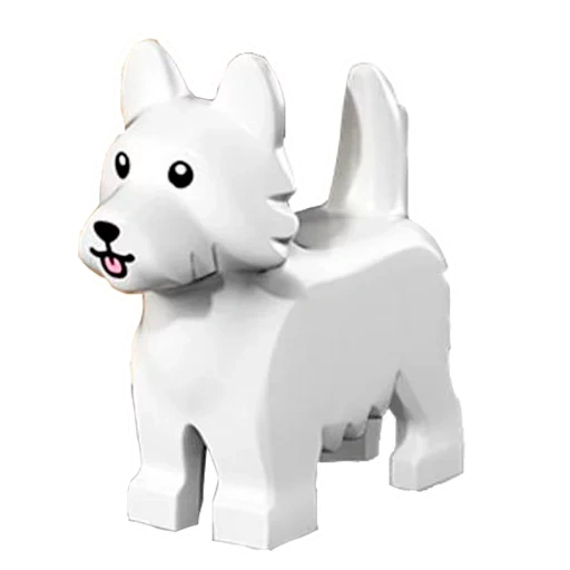 lego bull terrier, lego dog white, lego dog husky, lego dog white, lego chien figurine husky