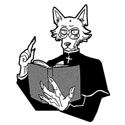 manga de anime, personajes de anime, legosi beastars, anime de arte peludo, animales de anime sobresalientes