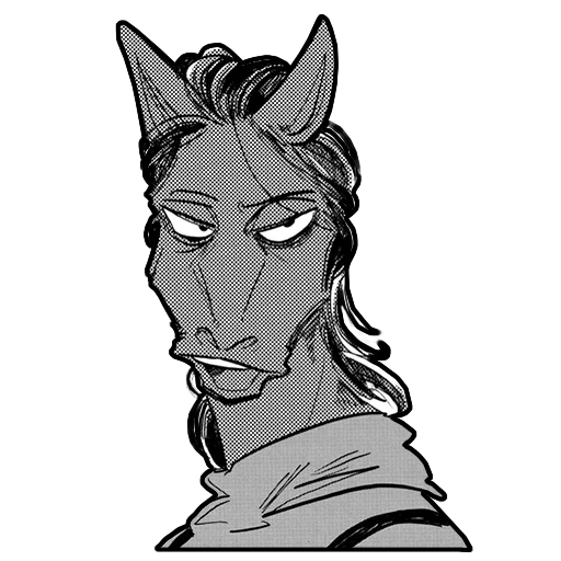 beastars, bojack horsman, beastars yafya, une bête exceptionnelle, imposante bête agatha