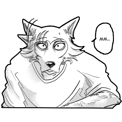 manga, anime drawings, manga drawings, beastars manga louis, legashi manga beastars