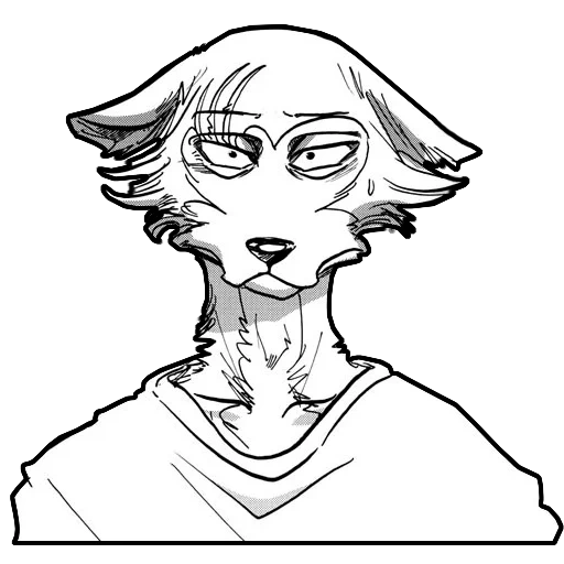 biestare, sparks eltos, beastars reese, anime zeichnungen, legosi beastars