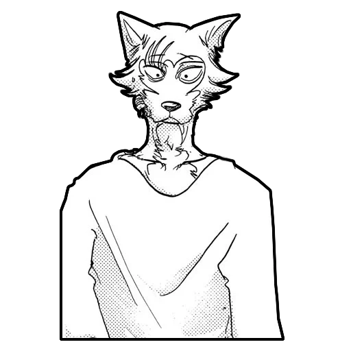 аниме, человек, beastars риз, аниме рисунки, аниме персонажи