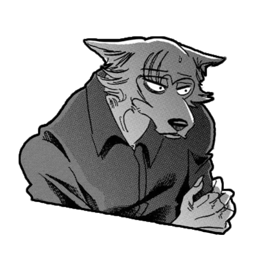 manga anime, gambar anime, anime seni berbulu, karakter anime, beastars mang gosha