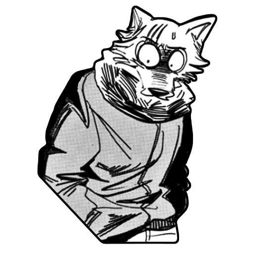 gatto, anime, disegni anime, legasi beastar, tony hotline miami 2