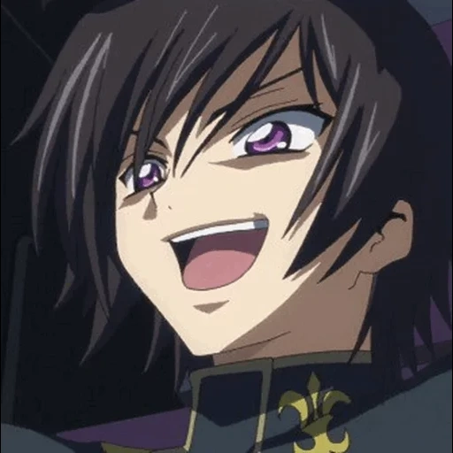 lu luxiu, code geass, lucius lamperuge, anime charaktere, lurucio lamperu lacht