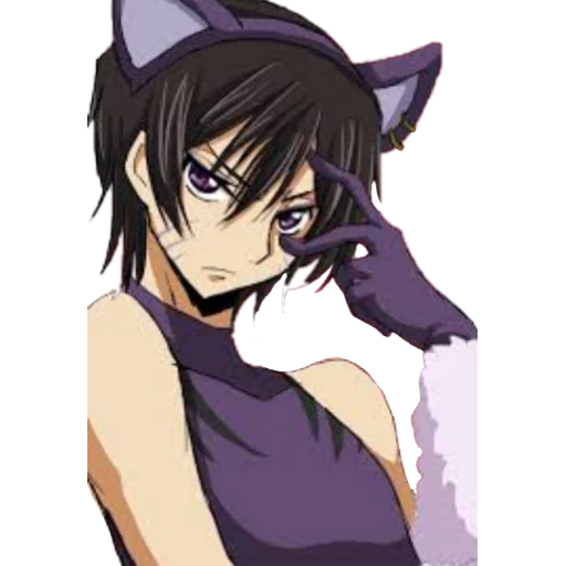 aoyagi ritzka, anime boy, luluxiu lamperuže, luluxiu lamperugh gatto, aoyagi ritzka