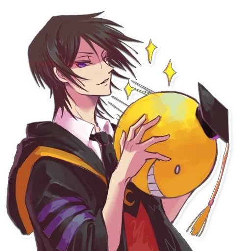 koro sensei, anime charaktere, koro sensei art, anime lehrer kor, koro sensei ist ein mann