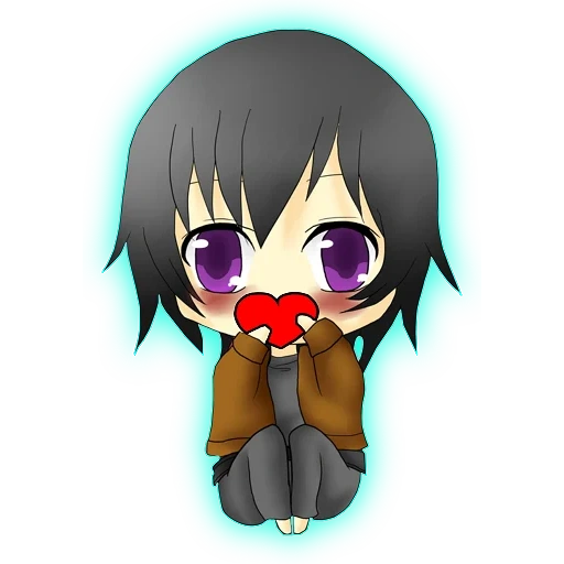 chibi, bild, misaki chibi, anime charaktere, misaki may koiti sakakibar chibi