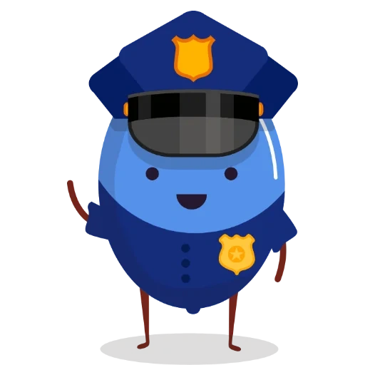 polizia, icona polizia, la polizia è cartone animato, avatar è un poliziotto, poliziotto di cartoni animati