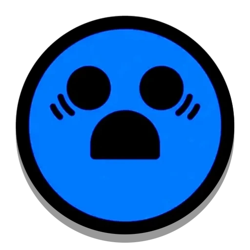 bintang berkelahi, pin bintang berkelahi, bintang sksk bravl, bintang perkelahian emoji, sad smiley bravl starc blue