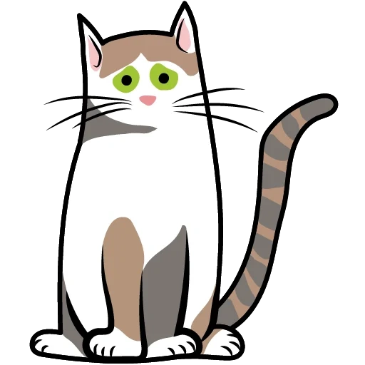 cat, cats, striped cat, cartoon cat, illustration cat