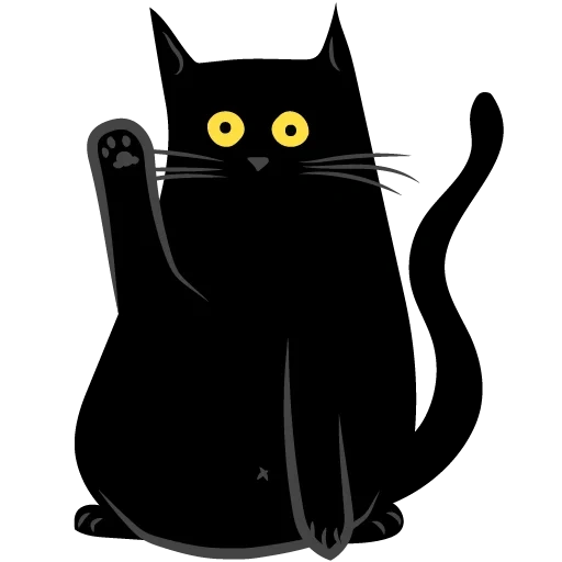 le chat est noir, chats noirs, le chat est noir, dessin de chat noir, dessin de chat noir