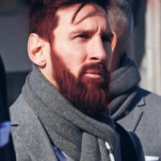 dec, beard, twitter, people, lionel messi has a beard