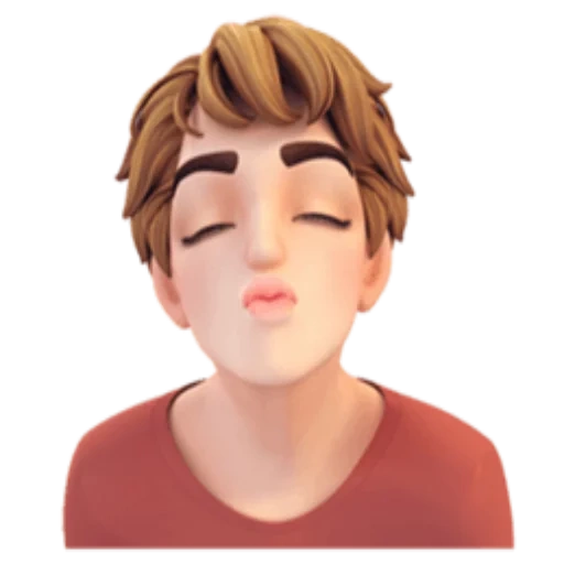 guy, karakter, anime emoji, character design, if your name is andrey