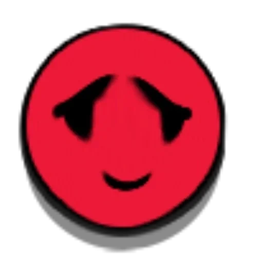 icone, smiley, emoticon rossa, emoticon rosso-nero, smiley carpet 155900 pink