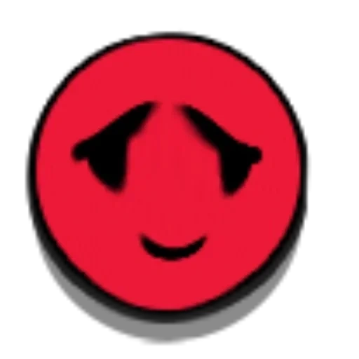 ikonen, smiley, red emoticon, rotschwarzem emoticon, smiley teppich 155900 pink