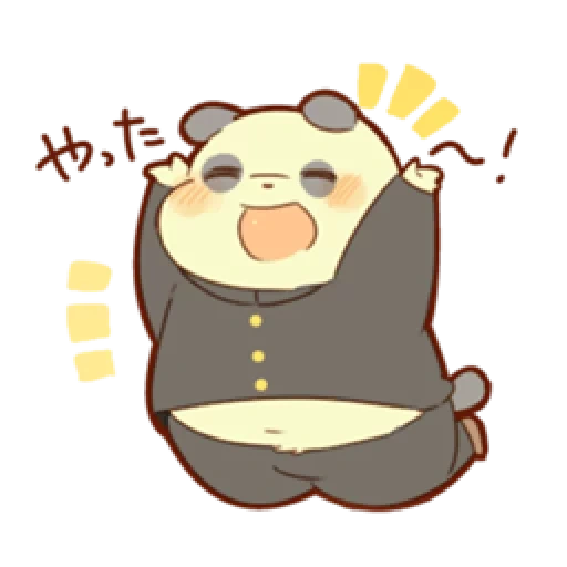 adesivos chibi panda, panda é um desenho doce, toda a verdade sobre os ursos, coração kawaii panda, toda a verdade sobre os ursos de panda