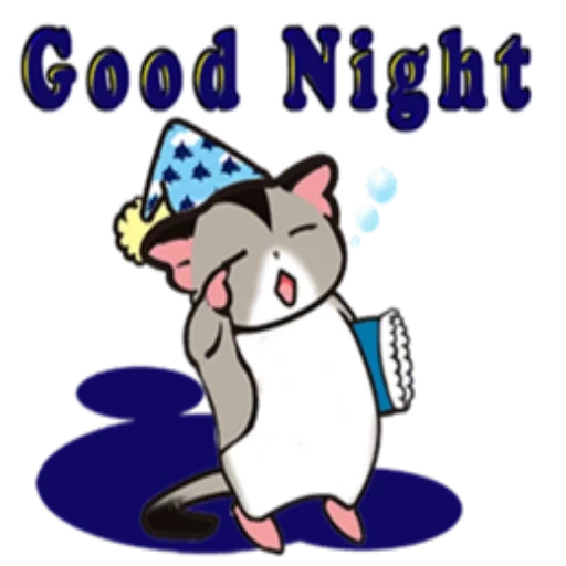 good night, selamat malam kawai, good night sweet, tidur nyenyak gif