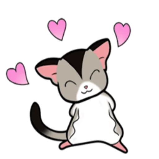 gatto, gatto, gatto, gatti chibi, disegni di gatti carini